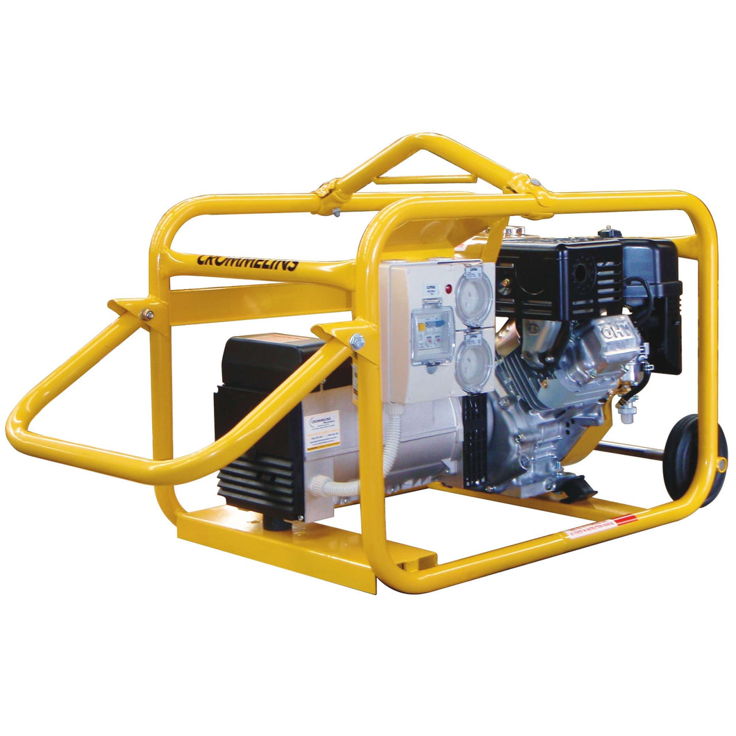 Crommelins Generator Petrol Hirepack 6.8kw