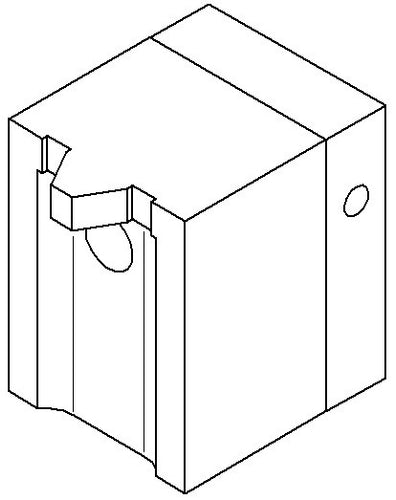 V-seam welding shoe (ExOn 2-6)